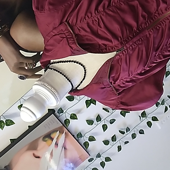 AMAZING!!! SHARP ASHLEY STEWART SZ 16 TWO PIECE RASPBERRY SILK / POLY SET - Picture 9 of 13